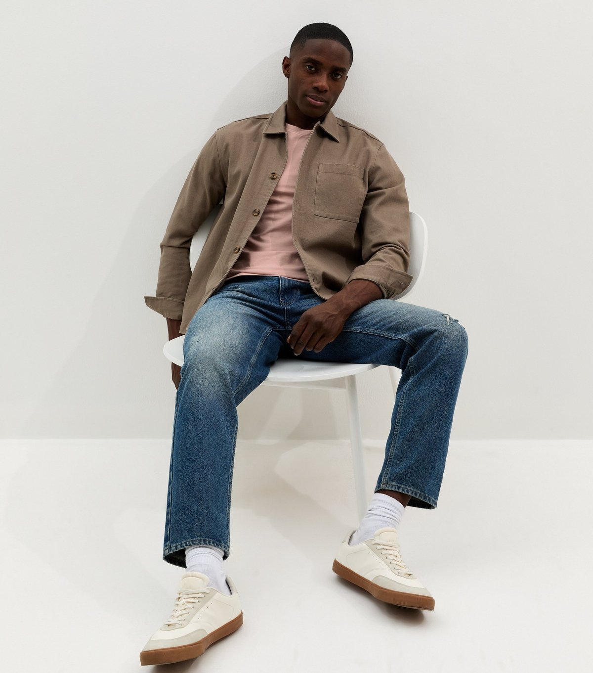 New Look Men's Pink Muscle Fit T-Shirt New Look - 3