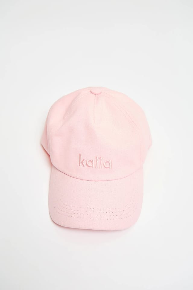 Kaiia Kaiia Logo Cap Baby Pink - 2