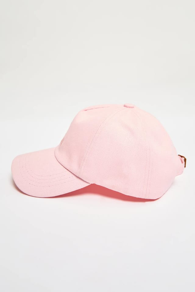 Kaiia Kaiia Logo Cap Baby Pink - 3