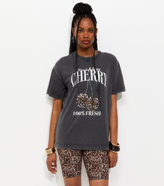 New Look Women's Brown Cotton Rich Leopard Print Cycling Shorts New Look - 3