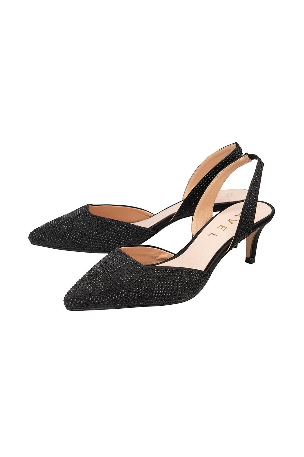 Ravel Ravel Women's 'Mallow' Satin Pointed-Toe Shoes in Black - 2