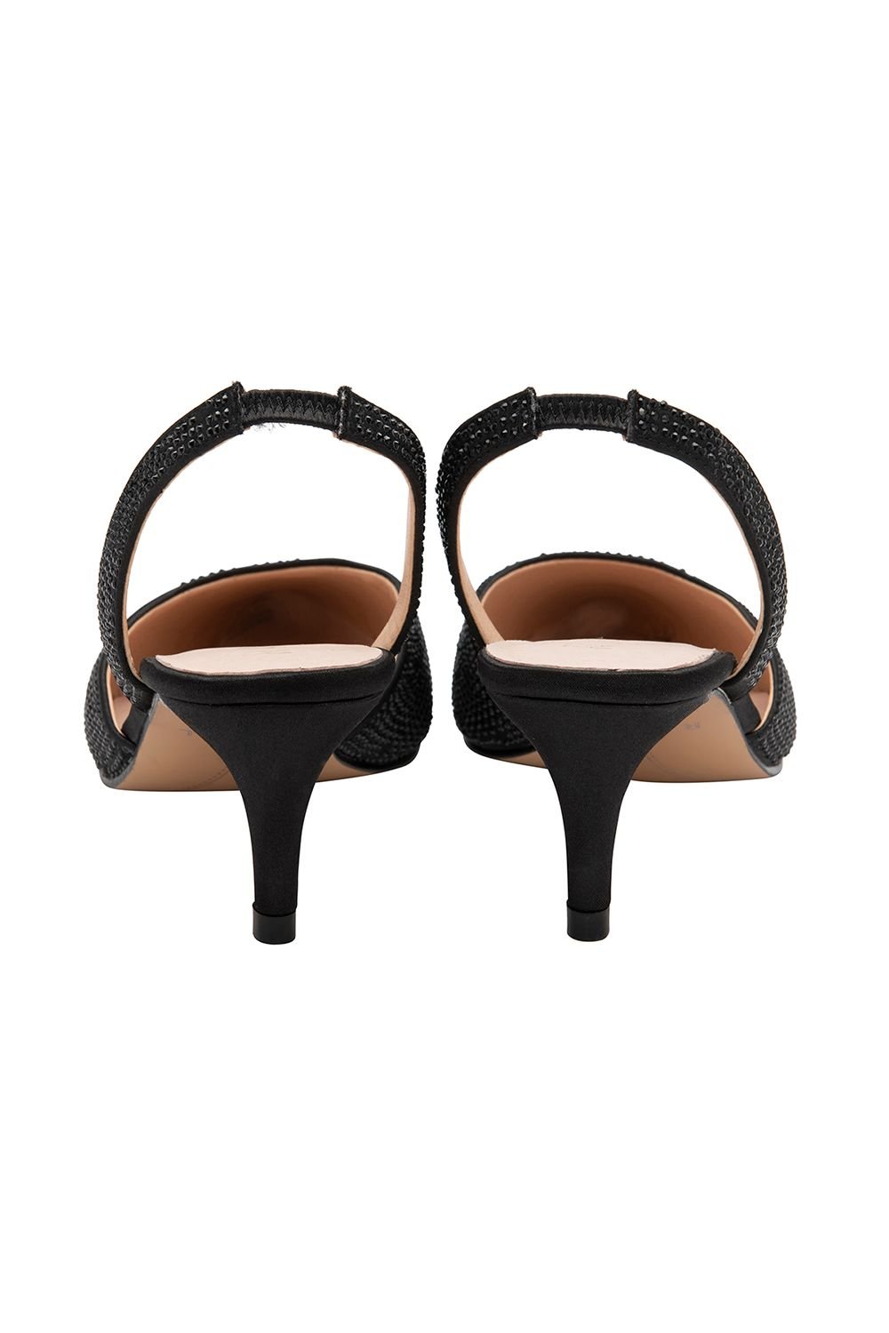 Ravel Ravel Women's 'Mallow' Satin Pointed-Toe Shoes in Black - 3