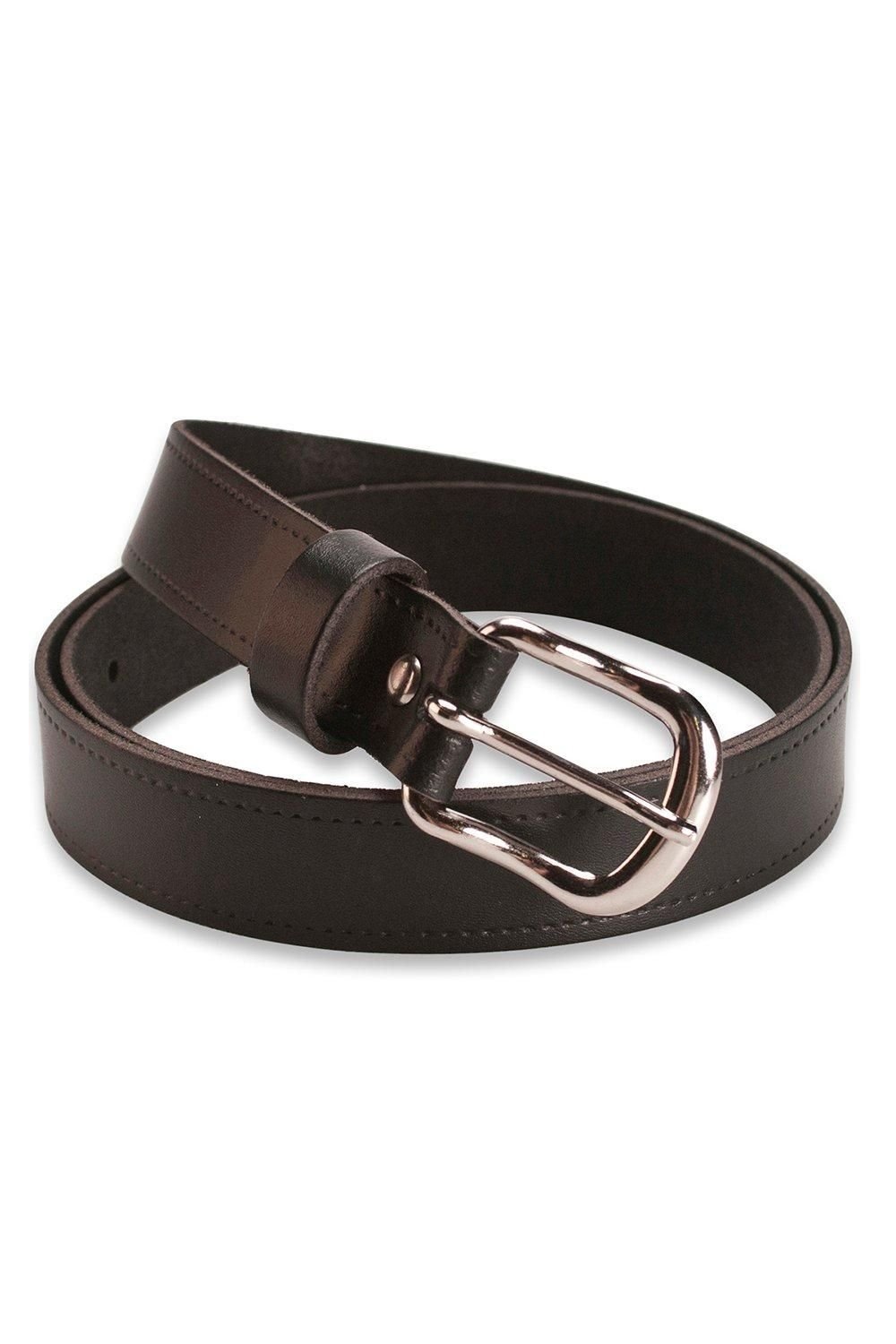 Hawkdale Hawkdale Men's 1" Genuine Leather Belt in Black - 4