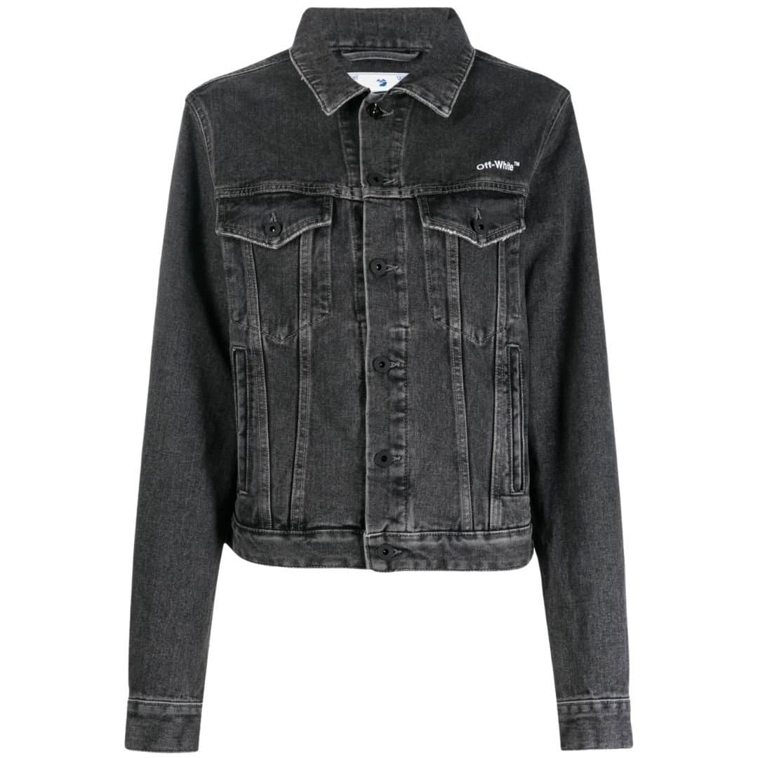 Off-White Off-White Dark Grey Denim Jacket