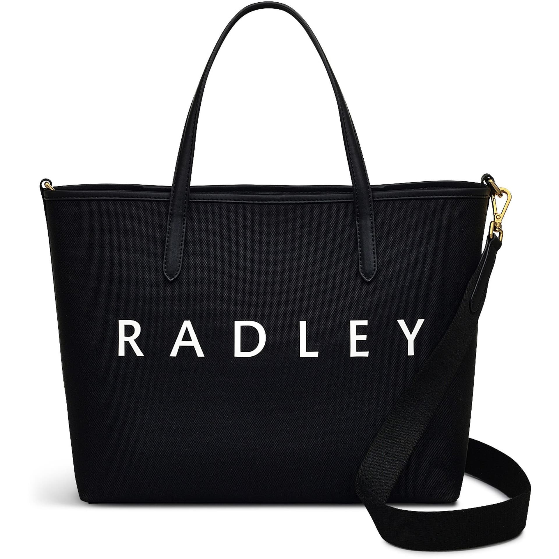 Radley Radley Black Cotton Southwell Gardens Handbag