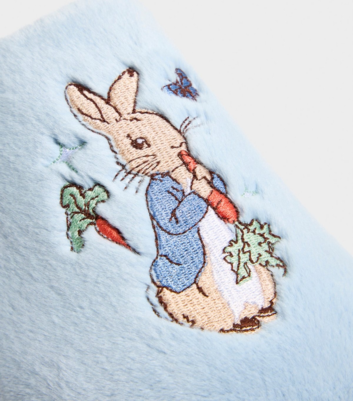Skinnydip Women's Light Blue Embroidered Peter Rabbit Slippers Skinnydip New Look - 3