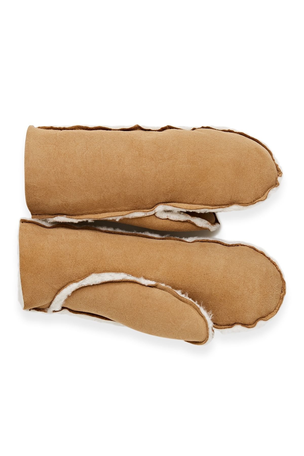 Celtic & Co Celtic & Co Women's British Sheepskin Mitts in Light Tan - 3