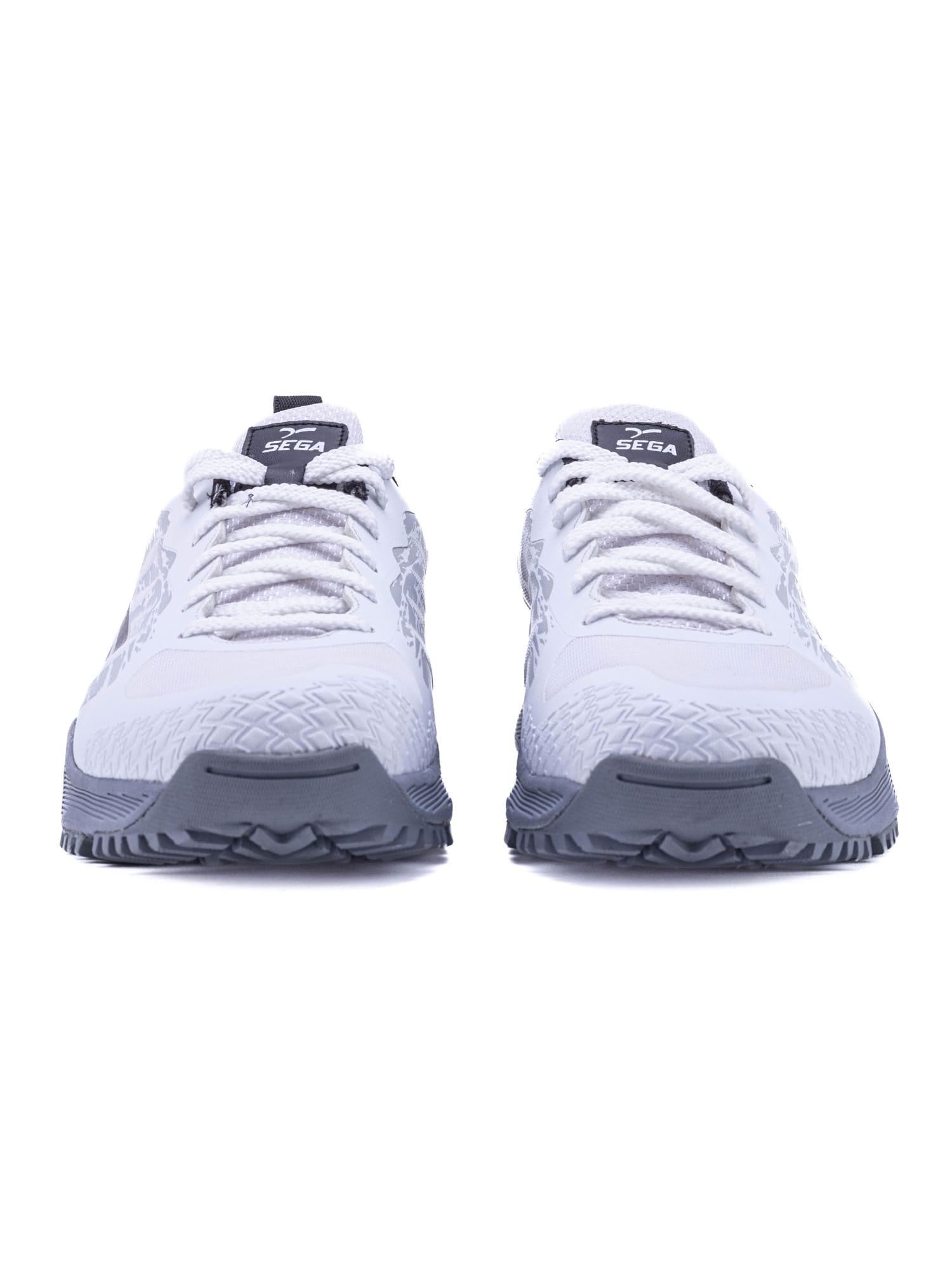 QUIVE QUIVE Men's Fr 2.0 Rubber Studs Cricket Boots in White - 4