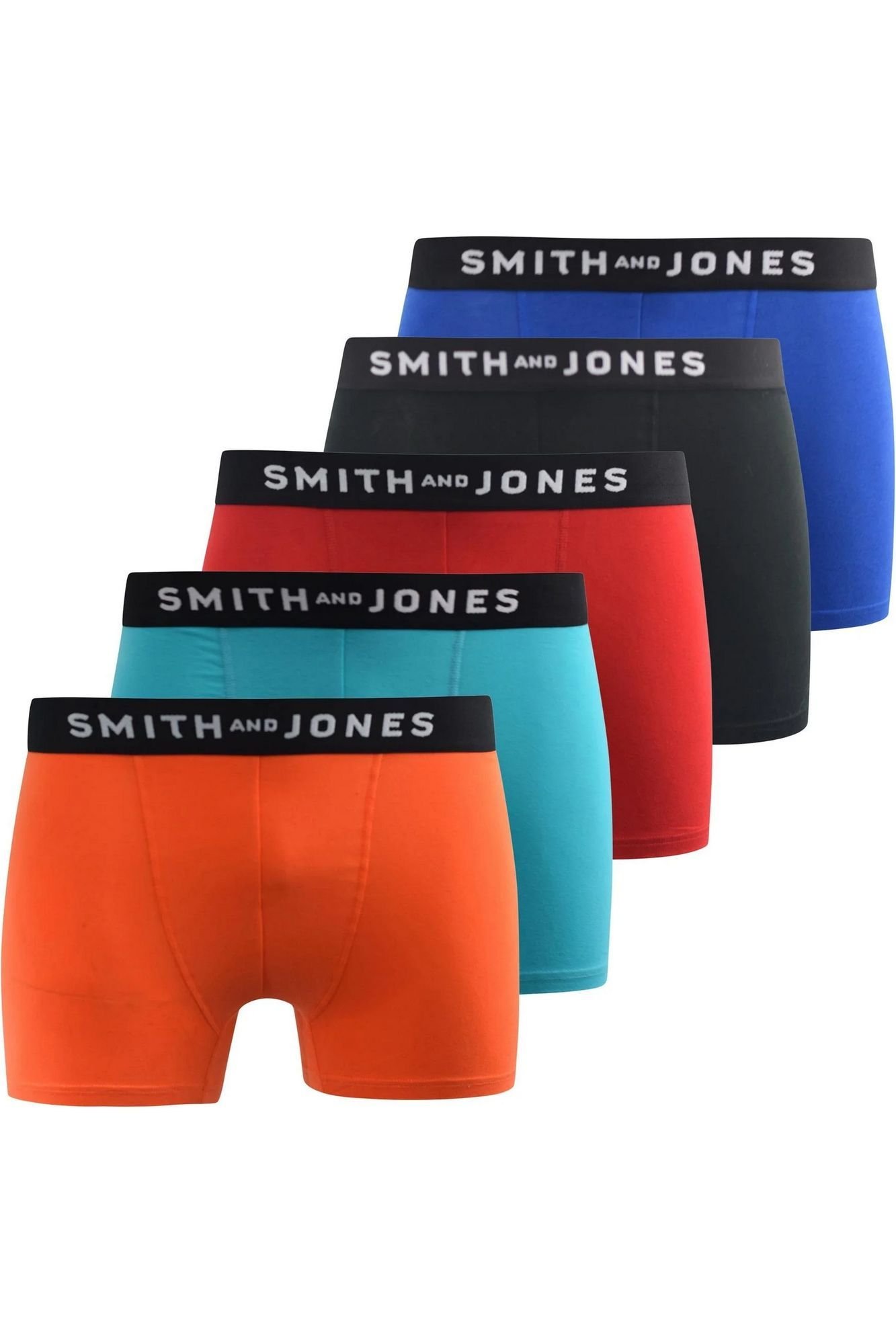 Smith & Jones Smith & Jones Men's Tovin Boxer Shorts (Pack of 5) - 2
