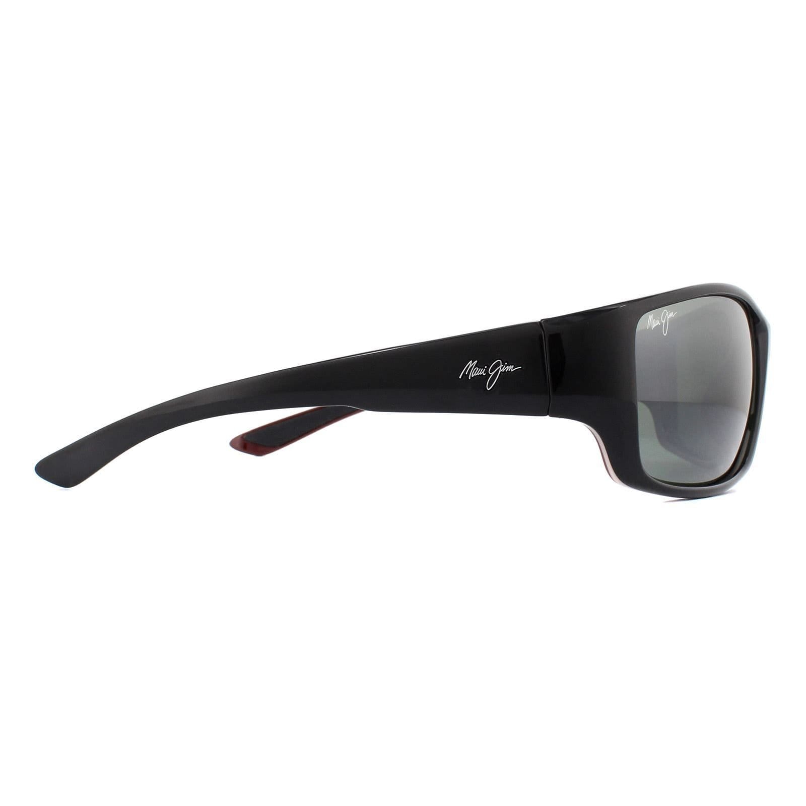 Maui Jim Maui Jim Men's MJ0810S-001 Local Kine Square/Rectangle Sunglasses in Black - 4