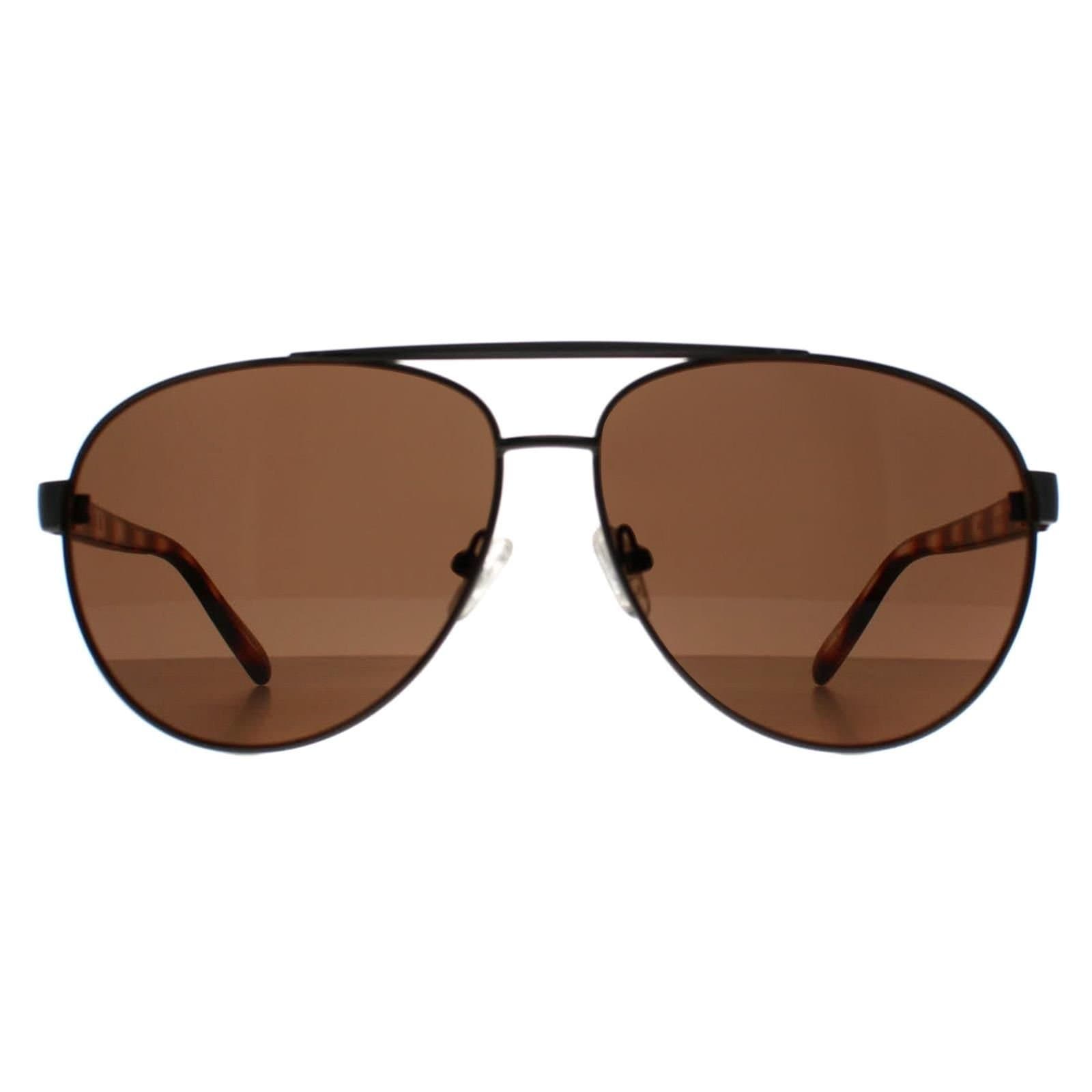 Calvin Klein CALVIN KLEIN Men's Aviator Gunmetal Brown CK19321S in Grey