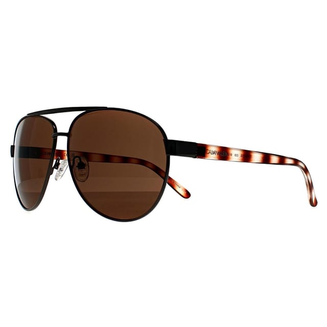 Calvin Klein CALVIN KLEIN Men's Aviator Gunmetal Brown CK19321S in Grey - 2