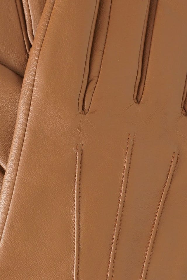 Barneys Originals Barneys Originals Women's Leather Gloves in Brown - 2