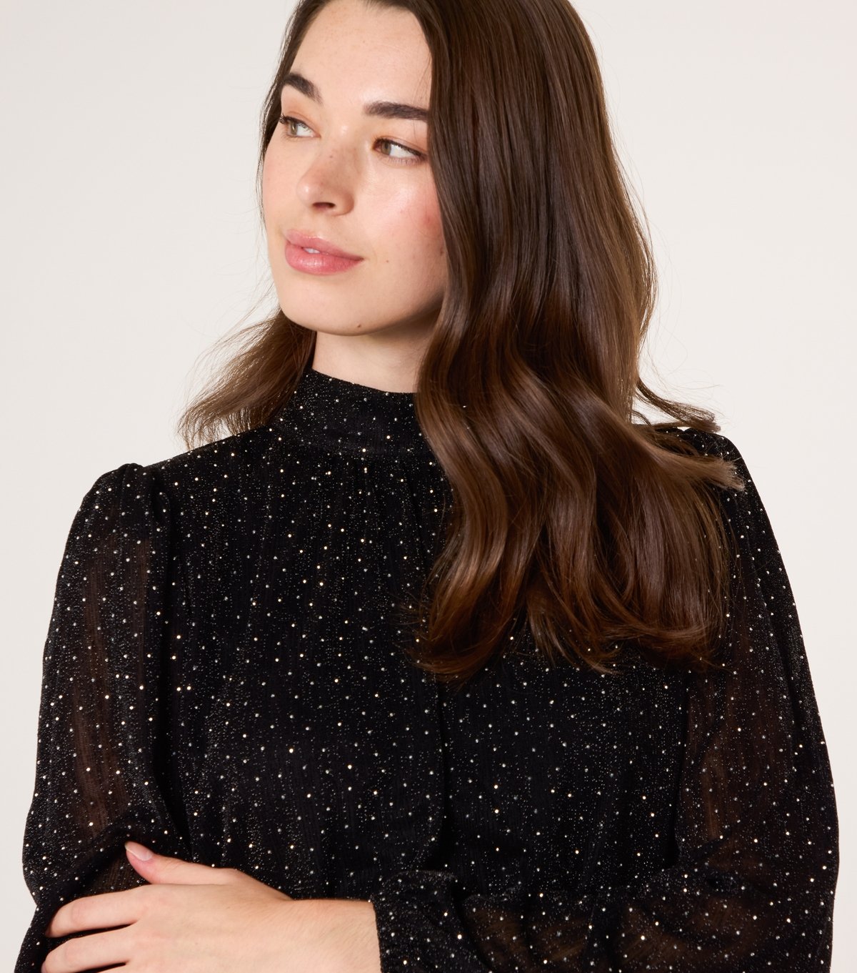 Blue Vanilla Women's Black Diamante Embellished Top Blue Vanilla New Look - 3