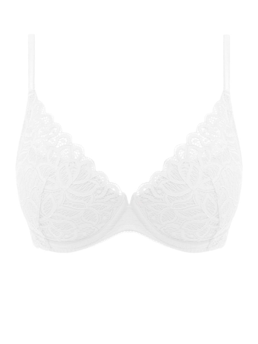 Wacoal Wacoal Women's Raffine Plunge Bra in White - 4