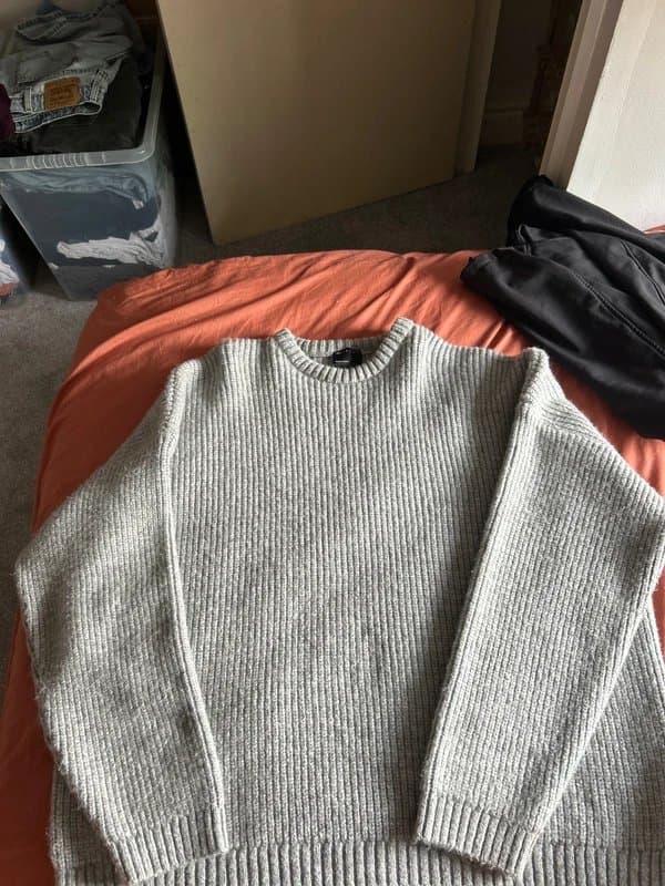 ASOS Design Grey knit asos jumper