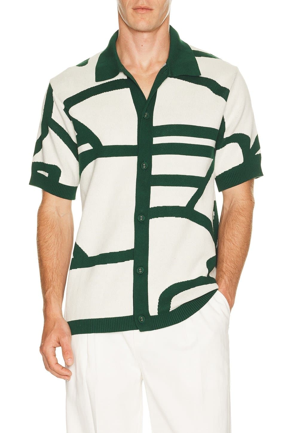 revolve Lay Up Knitted Polo