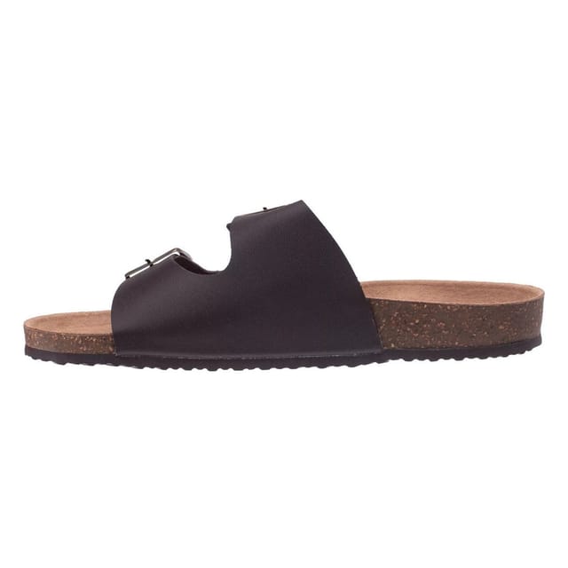 Iguana Iguana Men's Frisso Leather Sliders in Brown - 2