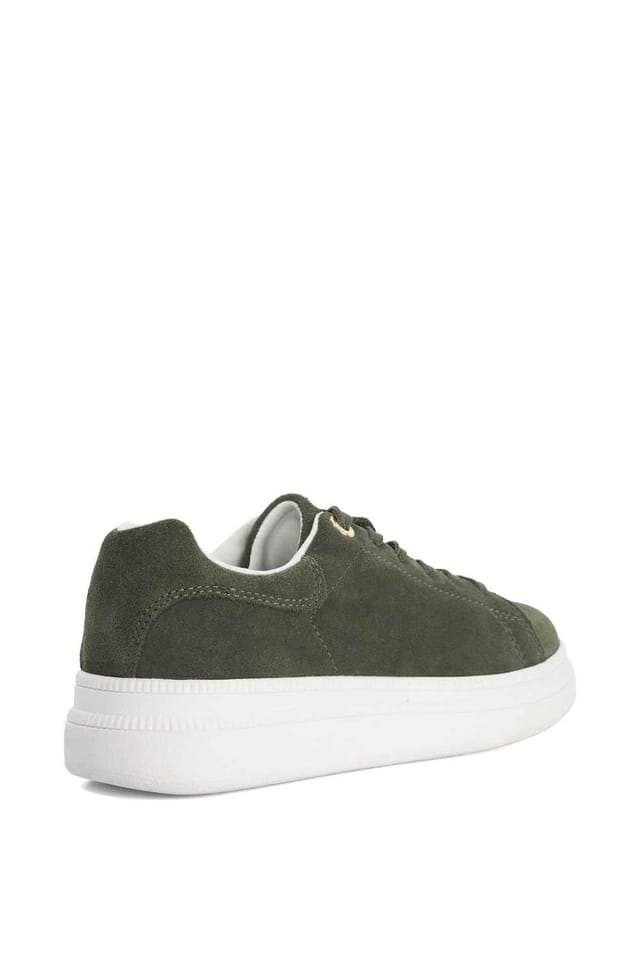 Dune London Dune London Women's 'Electron' Suede Trainers in Green - 3