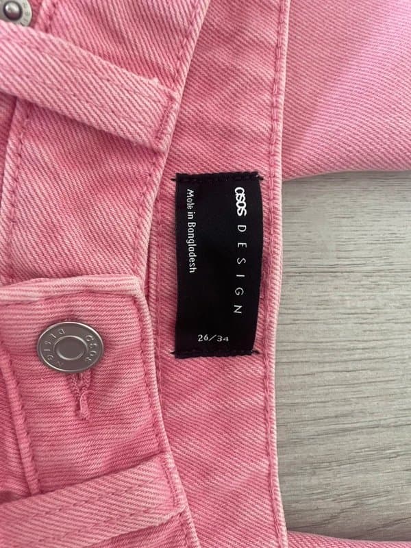 ASOS Design ASOS pink jeans