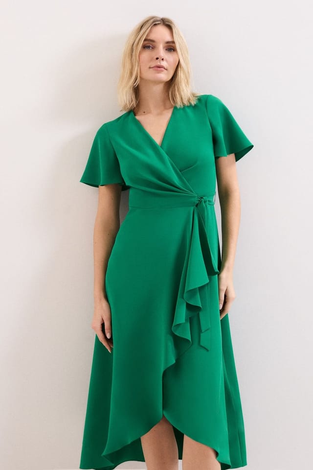 Phase Eight Phase Eight Women's Julissa Wrap Dress in Emerald - 3