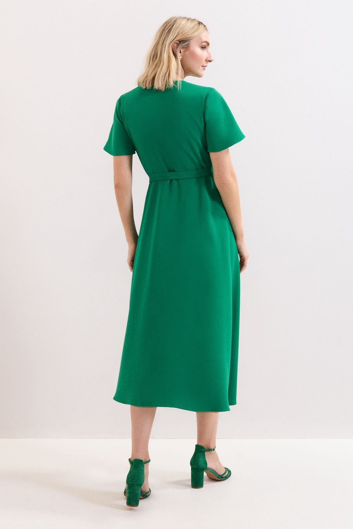 Phase Eight Phase Eight Women's Julissa Wrap Dress in Emerald - 4