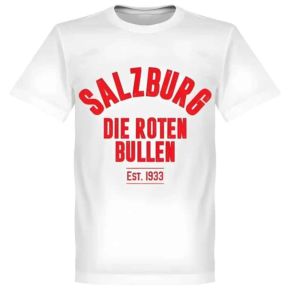 Red Bull Salzburg Red Bull Salzburg Men's Salzburg Established T-Shirt in White