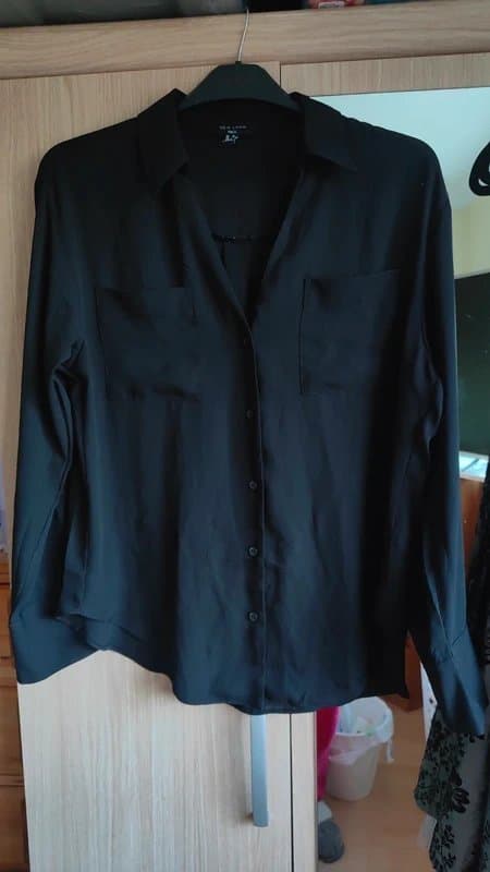 New Look Black chiffon shirt