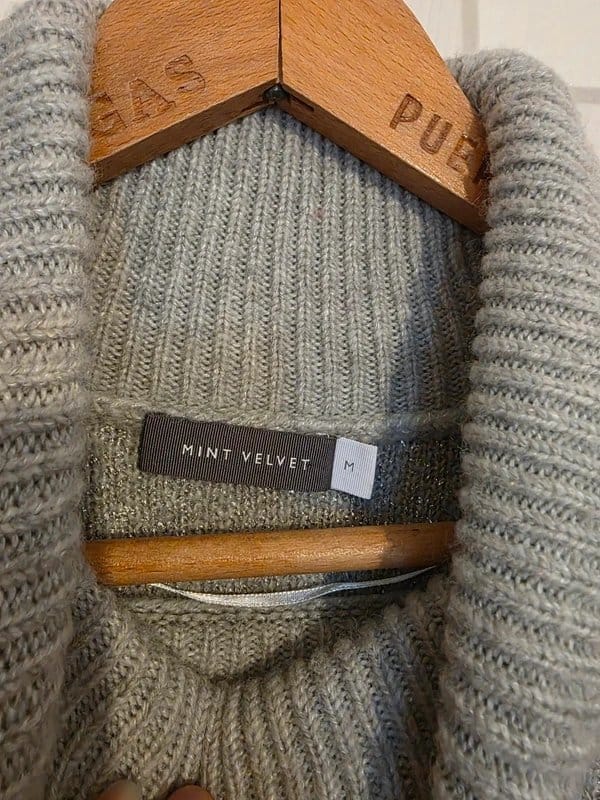 Mint Velvet Mint Velvet Wool Blend Longline Sparkly Jumper - 1