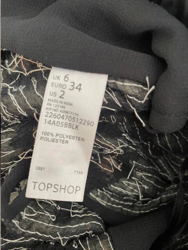 Topshop Cream Black Pink Sequin Shorts 6 Topshop