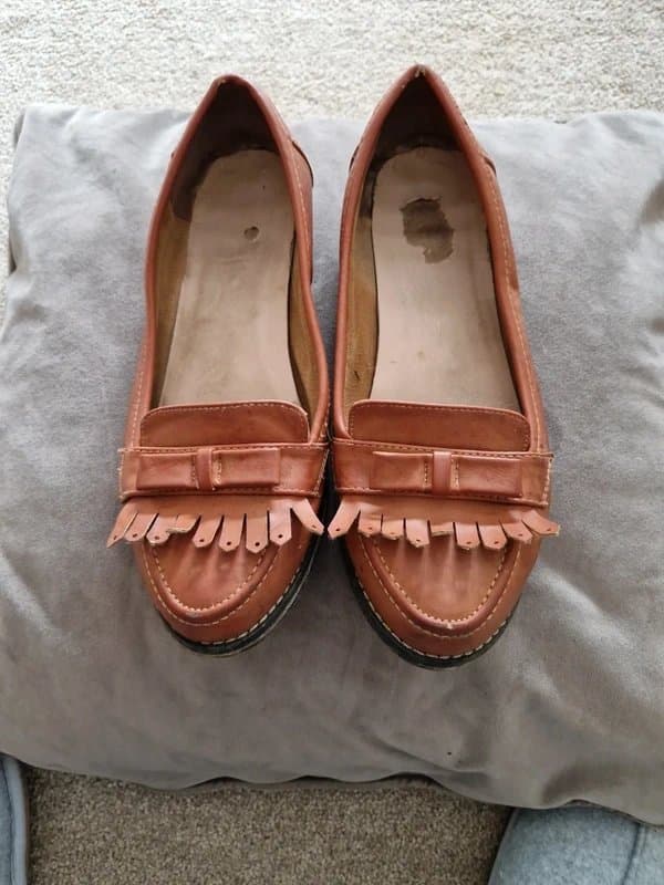 New Look New look Tan leather loafers 6