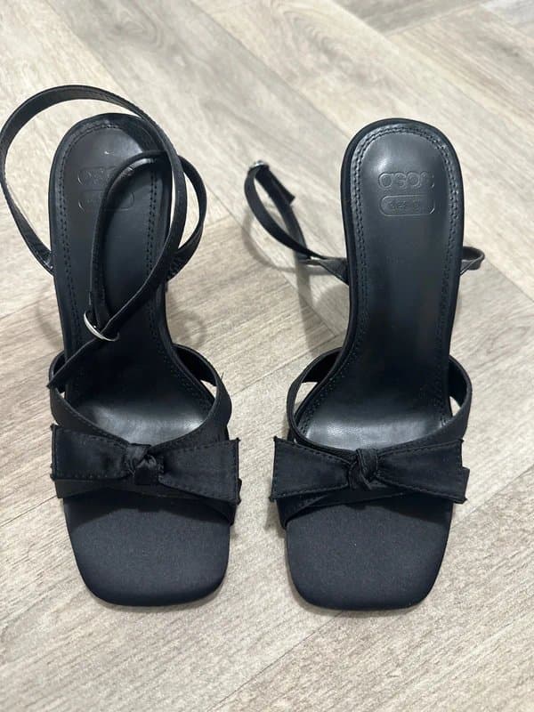 ASOS ASOS black bow heels