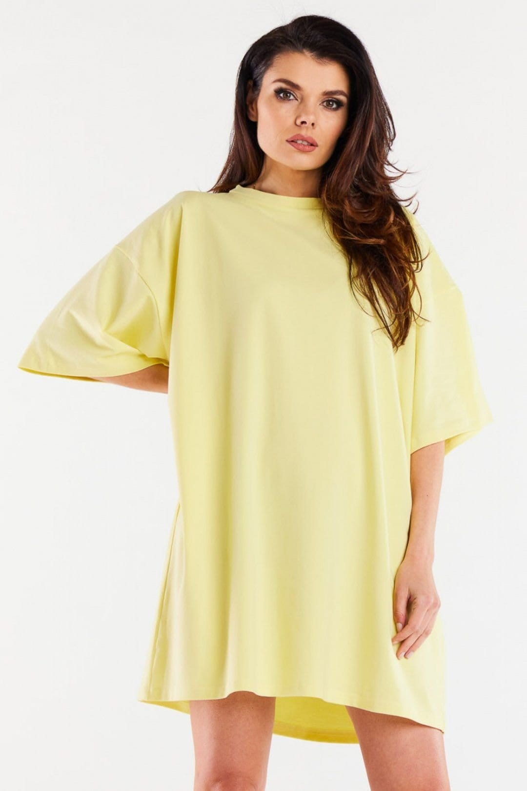 Love Lace Women's Wide Cut Day Dress Poland in Yellow