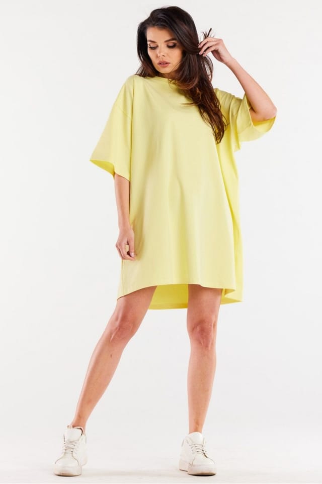 Love Lace Love Lace Women's Wide Cut Day Dress Poland in Yellow - 2