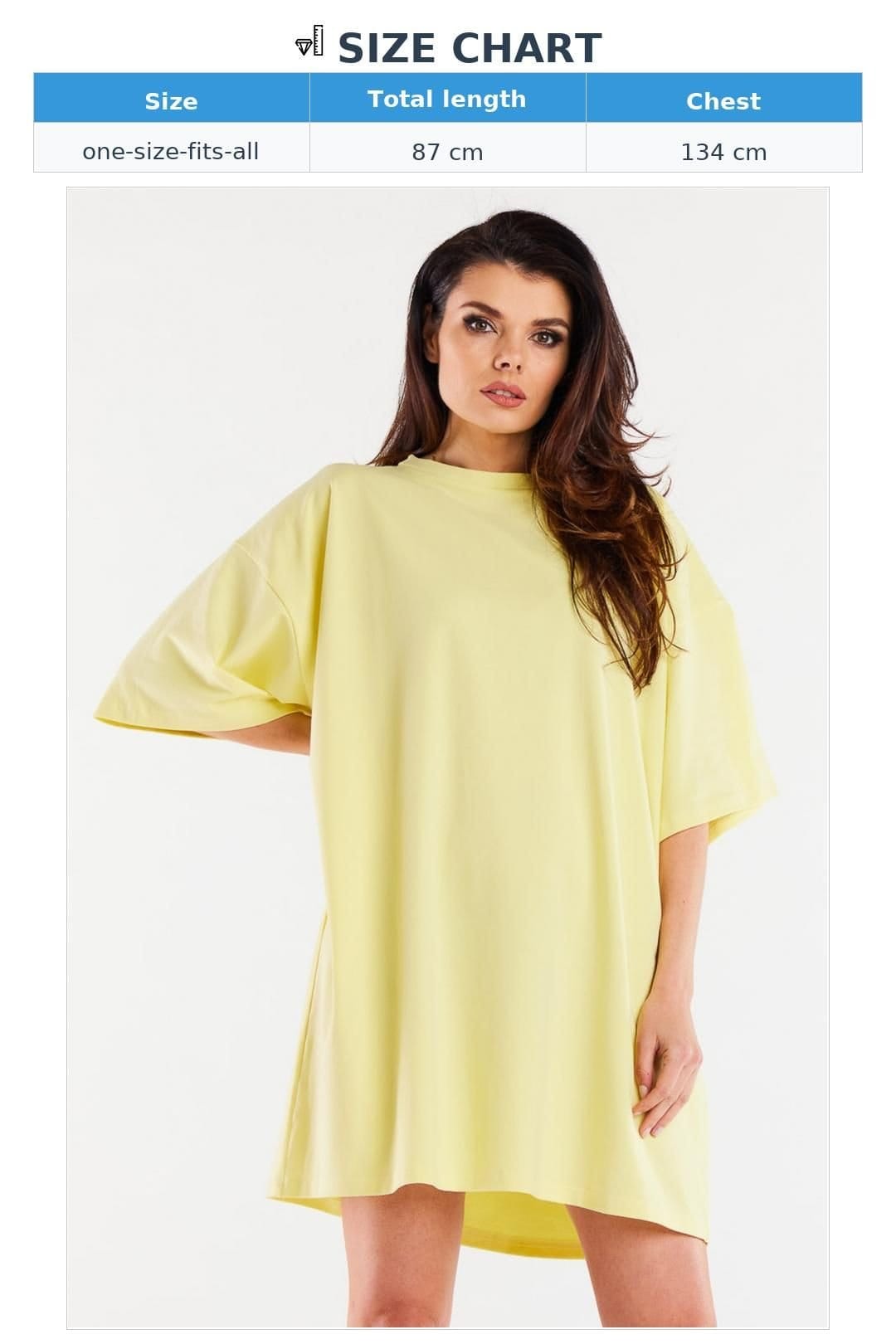 Love Lace Love Lace Women's Wide Cut Day Dress Poland in Yellow - 4