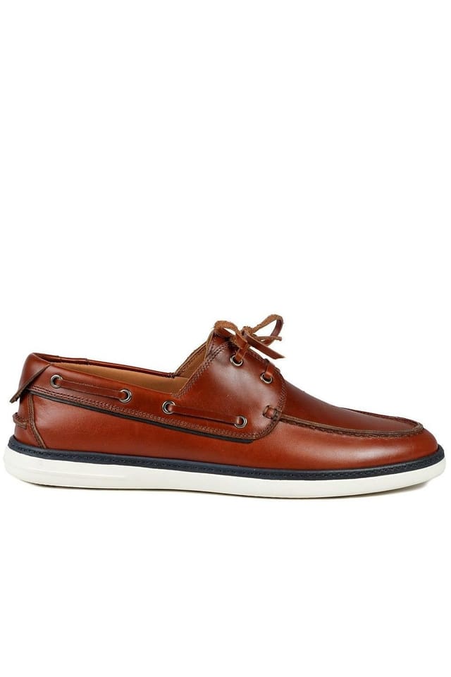 Jones Bootmaker Jones Bootmaker Men's Patton Leather Moccasins in Tan - 2