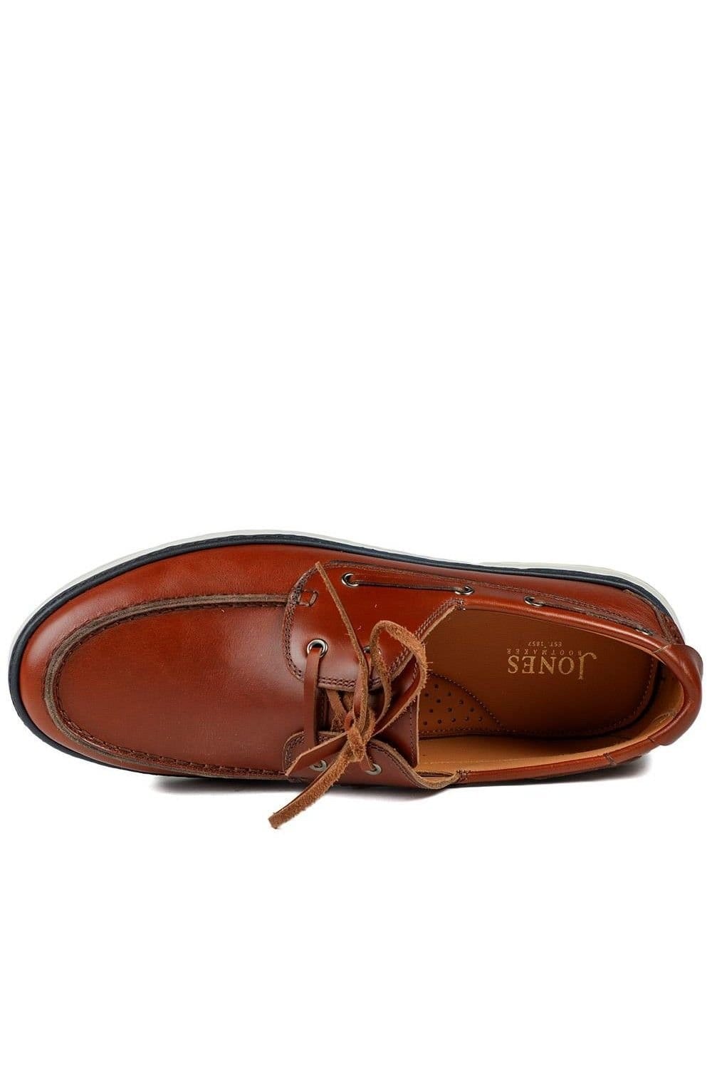 Jones Bootmaker Jones Bootmaker Men's Patton Leather Moccasins in Tan - 4