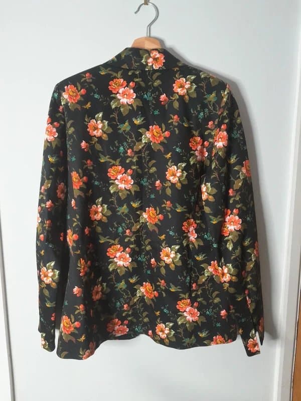 Topshop Topshop floral blaze suit jacket UK 14 tall