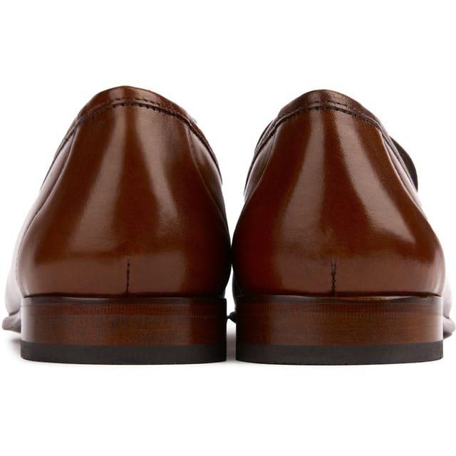SOLE SOLE Men's Kitson Penny Loafer Shoes in Tan - 3