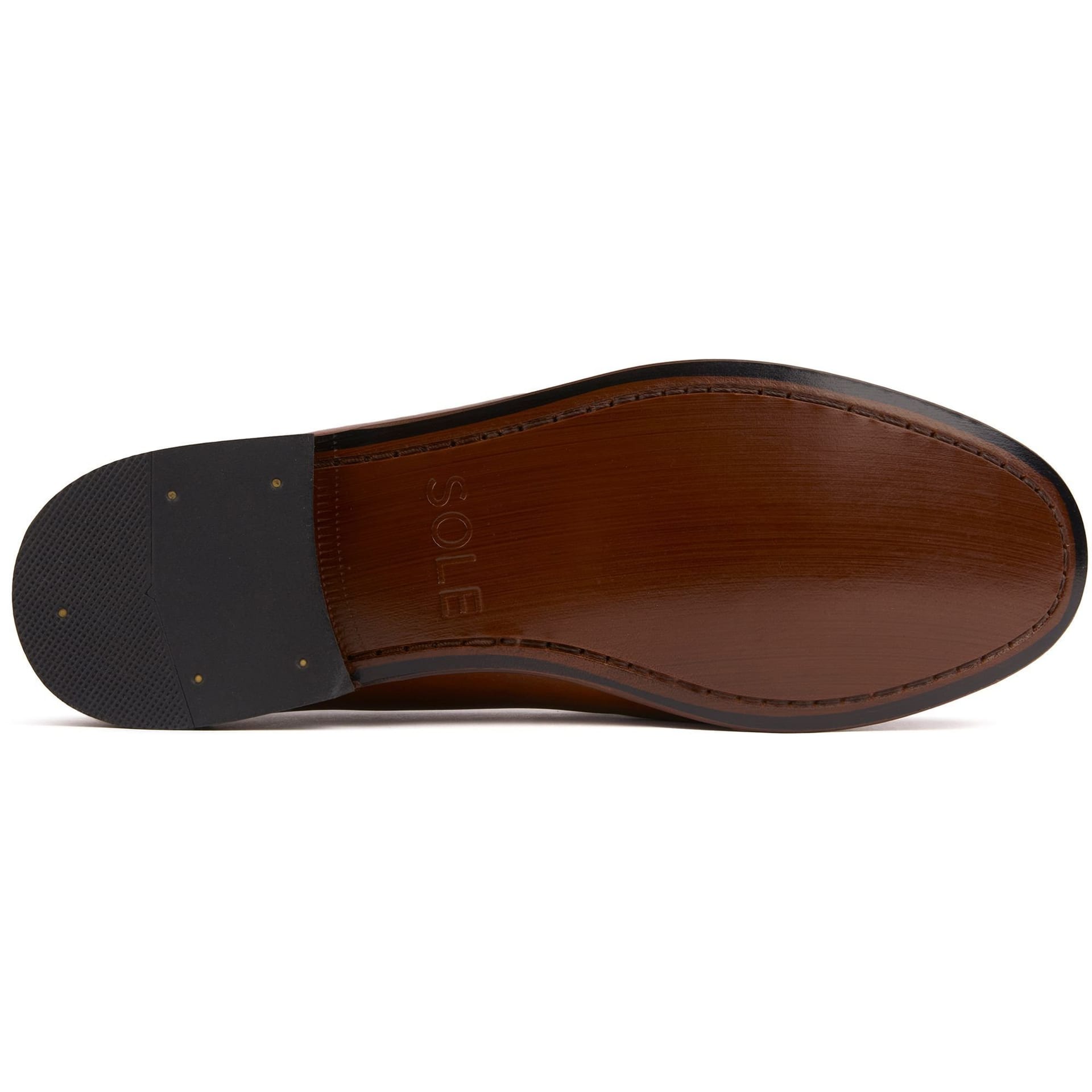 SOLE SOLE Men's Kitson Penny Loafer Shoes in Tan - 4