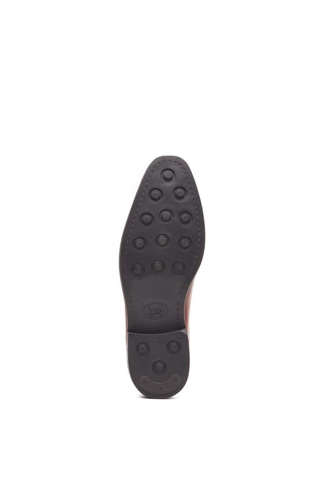 Base London Base London Men's Ascot Toe Cap Oxford Shoe in Tan - 3