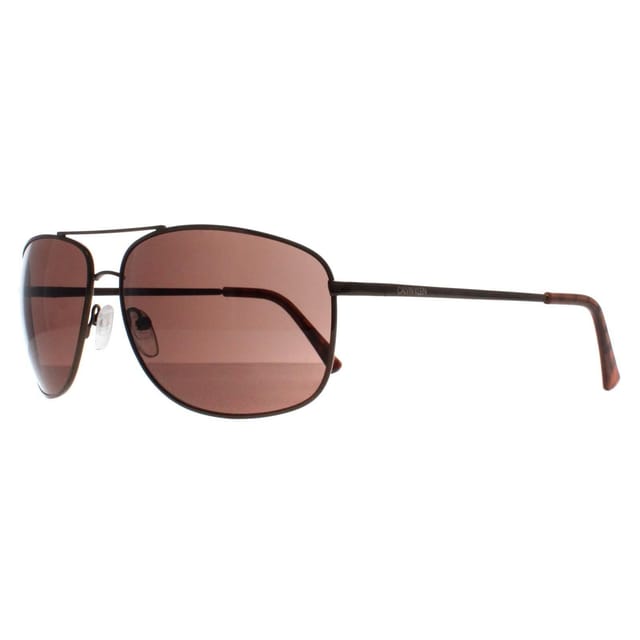 Calvin Klein CALVIN KLEIN Men's Rectangle Brown Brown CK19137S - 2