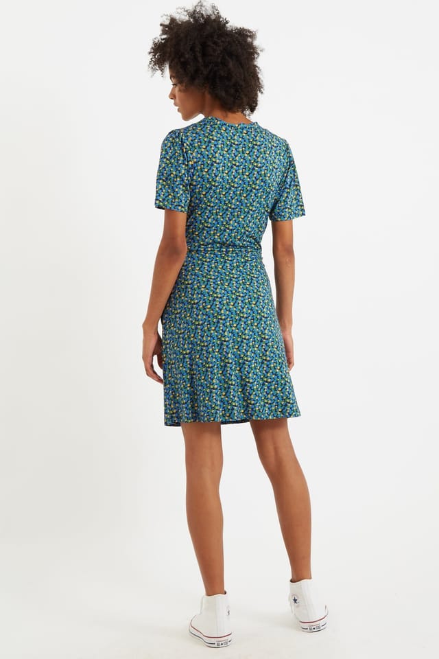 Louche Louche Women's Frankie Bubble Pop Wrap Mini Jersey Dress - 2