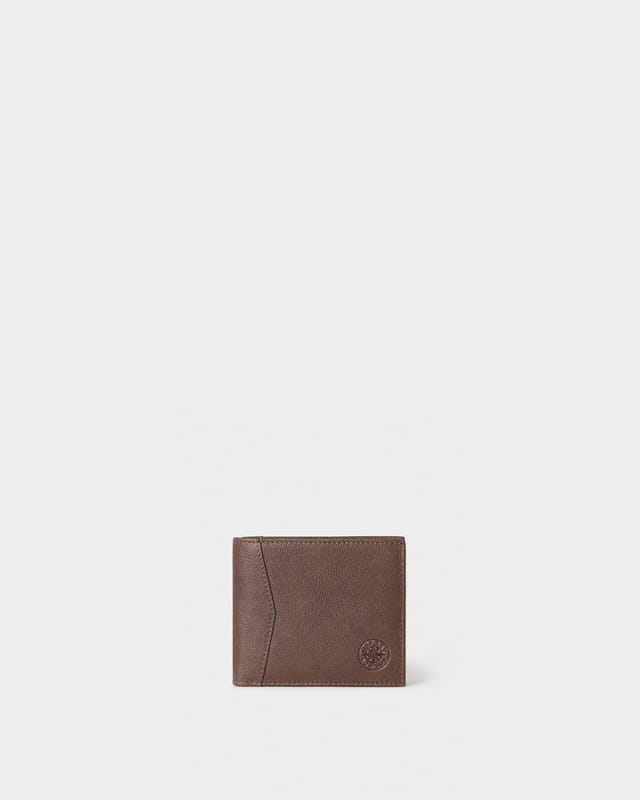 OSPREY LONDON OSPREY LONDON Men's The Compass Leather Card Wallet in Tan - 2