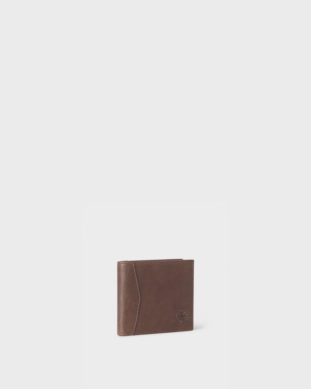 OSPREY LONDON OSPREY LONDON Men's The Compass Leather Card Wallet in Tan - 3
