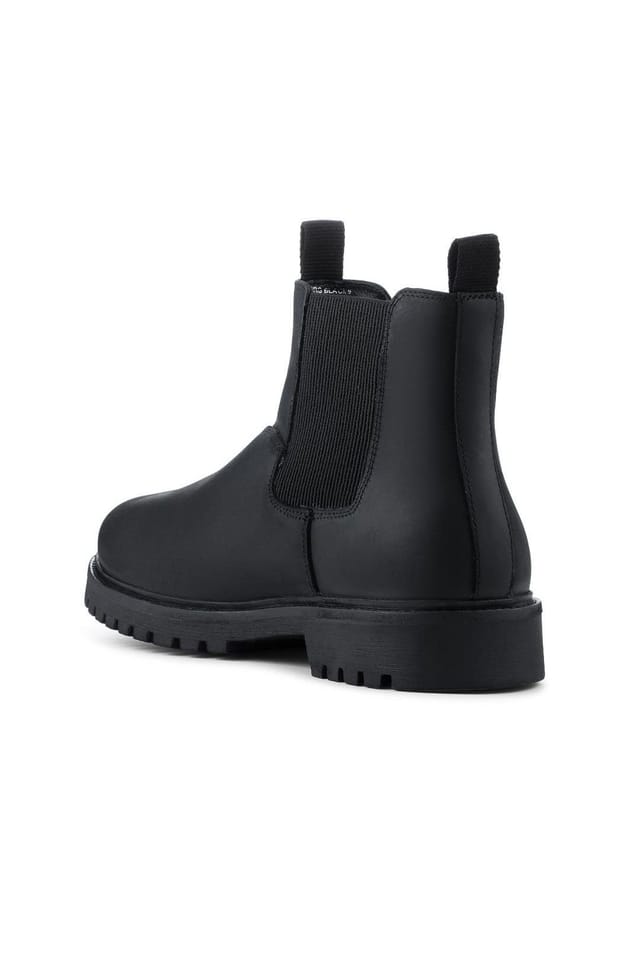 Jones Bootmaker Jones Bootmaker Men's Hamburg Leather Waterproof Chelsea Boots in Black - 3