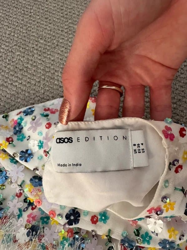 ASOS ASOS sequin embellished crop top