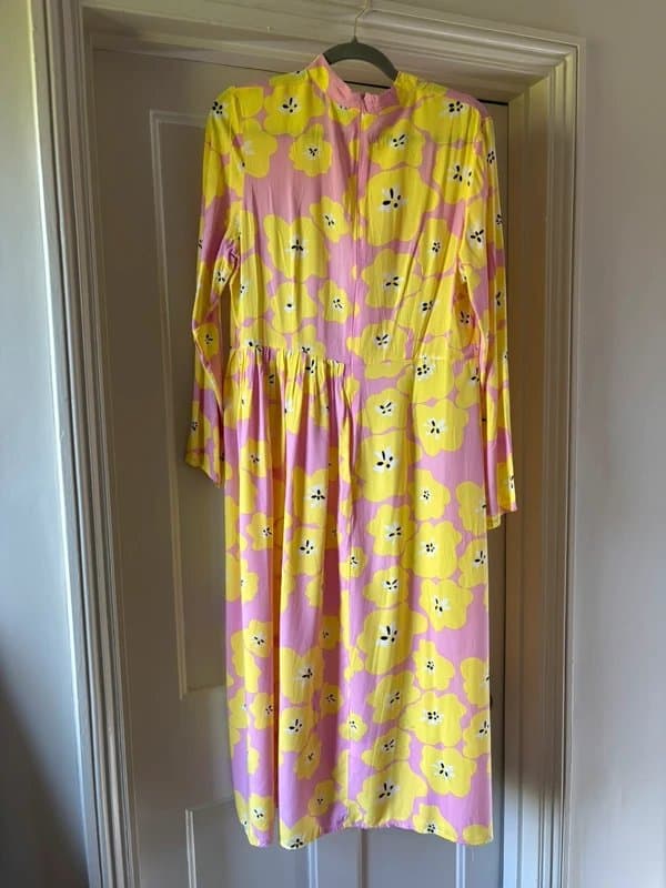 Never Fully Dressed NFD pink and yellow dress