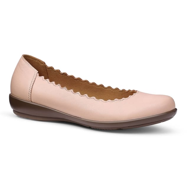 Hotter Hotter Women's Wide Fit 'Eider' Ballerinas in Pale Pink - 2
