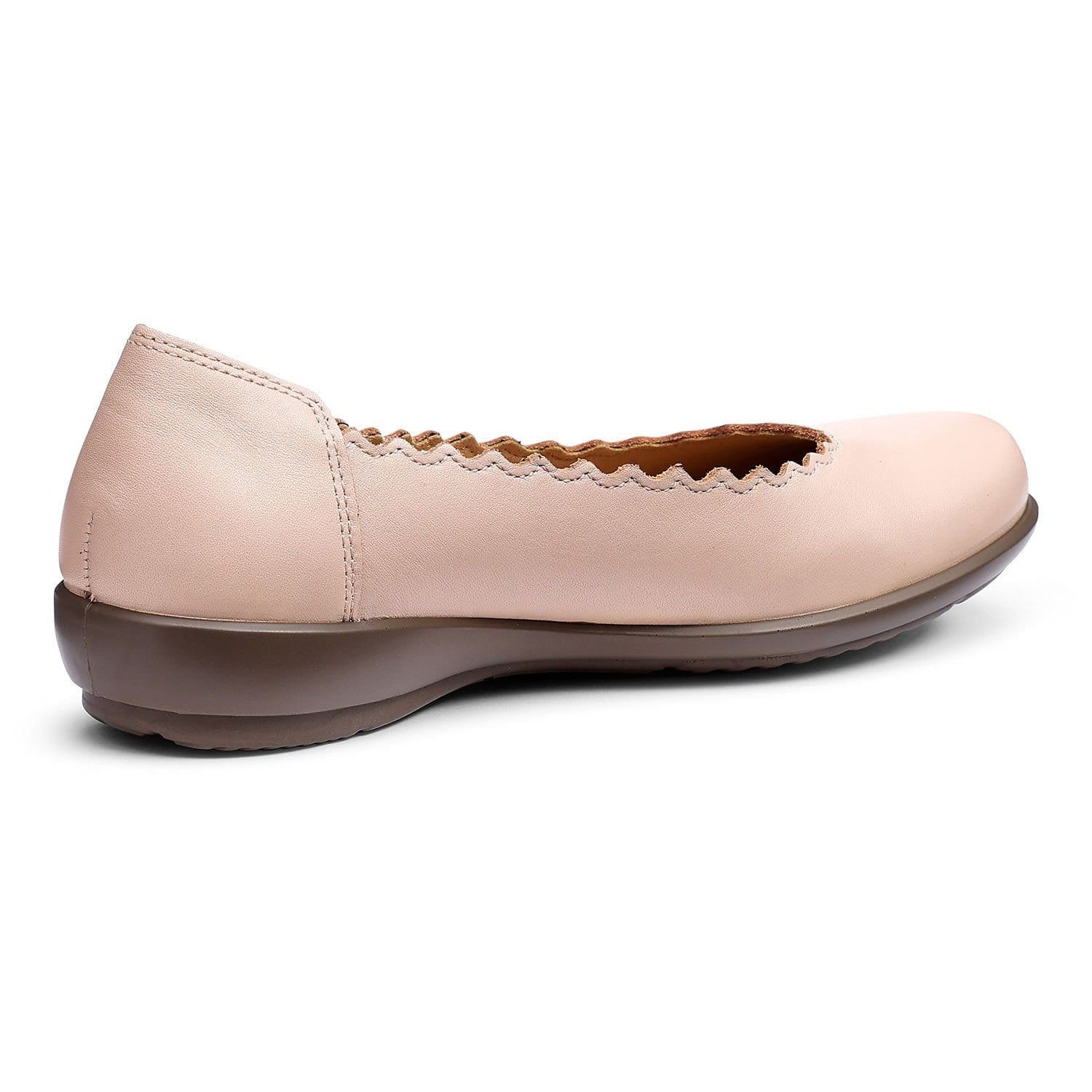 Hotter Hotter Women's Wide Fit 'Eider' Ballerinas in Pale Pink - 4